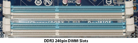 DDR3 DIMM slots
