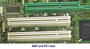AGP and PCI slots