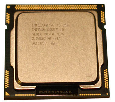 intel Core i5 microprocessor